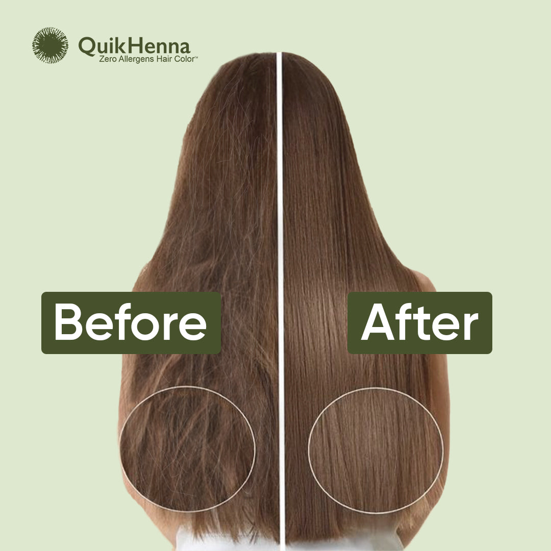 QH+ QuikHenna CHROMA Organic Gel 100% Pure Natural Zero Allergens Hair Color- 140gm- 4N Medium Brown - BuyPureNaturals
