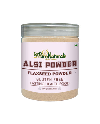 byPurenaturals Alsi Atta - Flaxseed Powder Flour - GLUTEN FREE READY TO USE ATTA 200gm