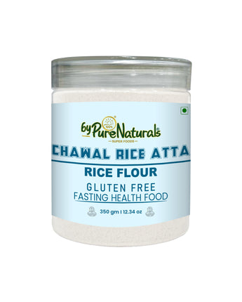 byPurenaturals Chawal Atta - Rice Flour- GLUTEN FREE READY TO USE ATTA 350gm