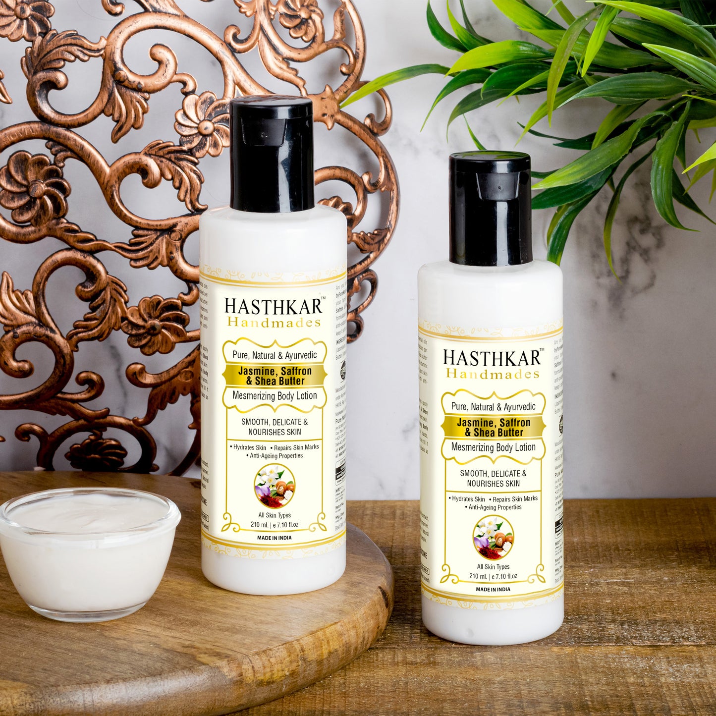 Hasthkar handmades jasmine saffron shea butter mesmerizing body lotion