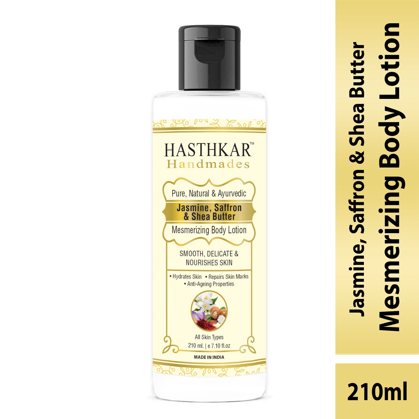 Hasthkar handmades jasmine saffron shea butter mesmerizing body lotion