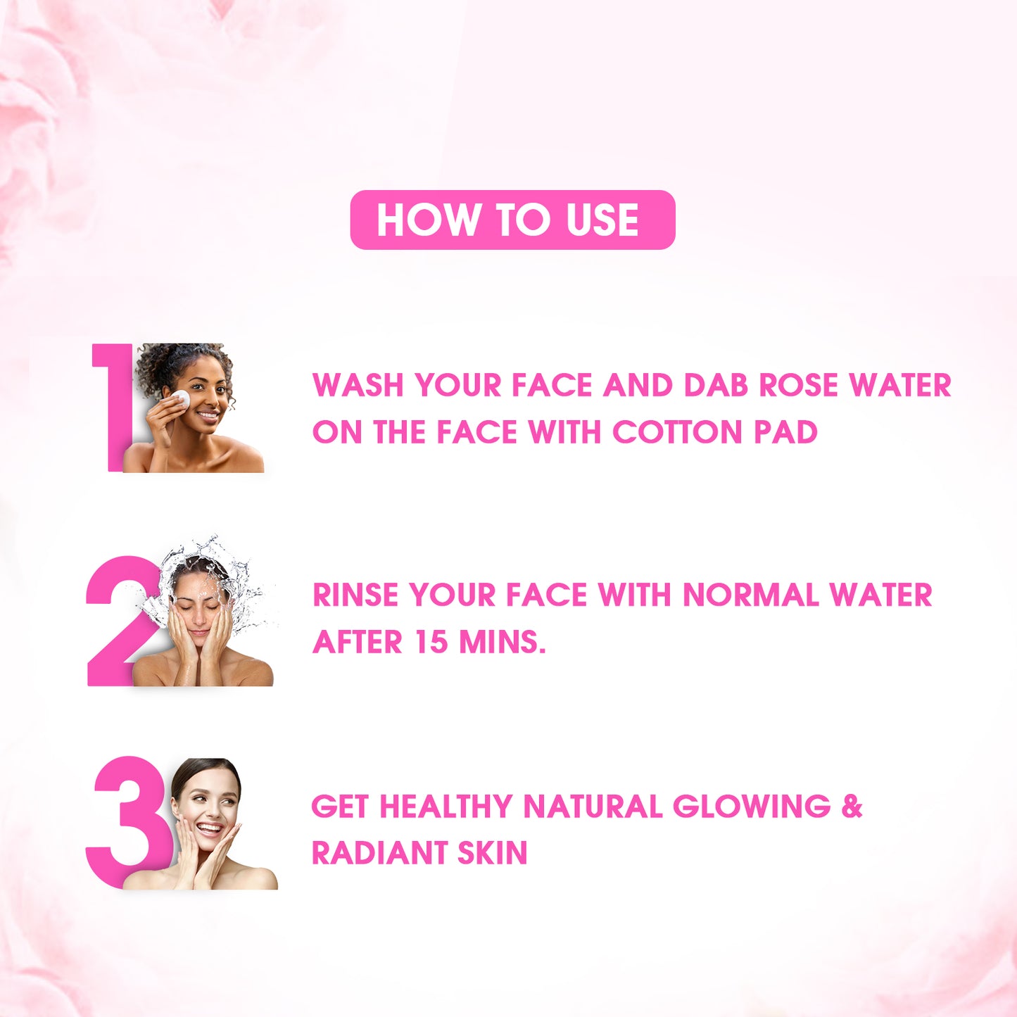 Rose water Glowing Skin