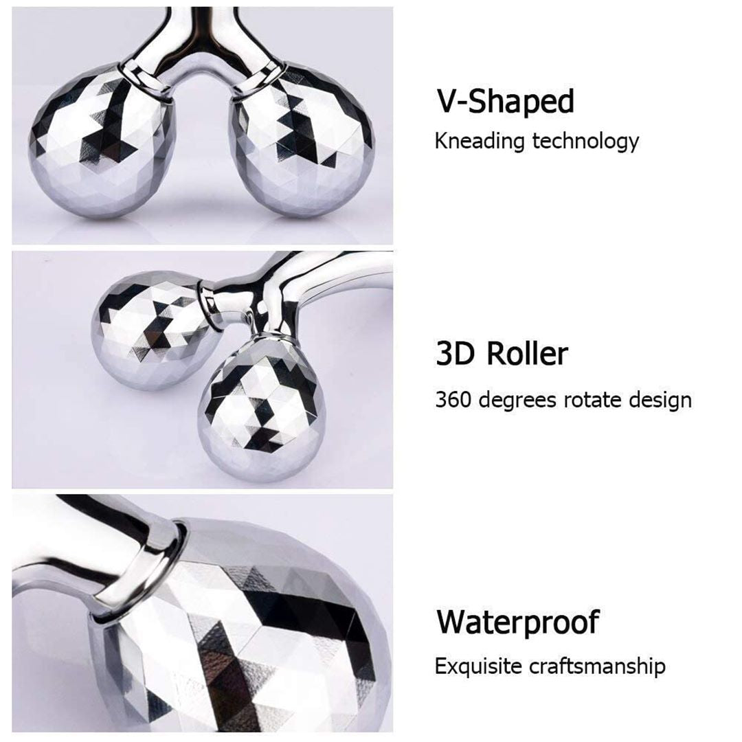 crystal 3D body massager roller