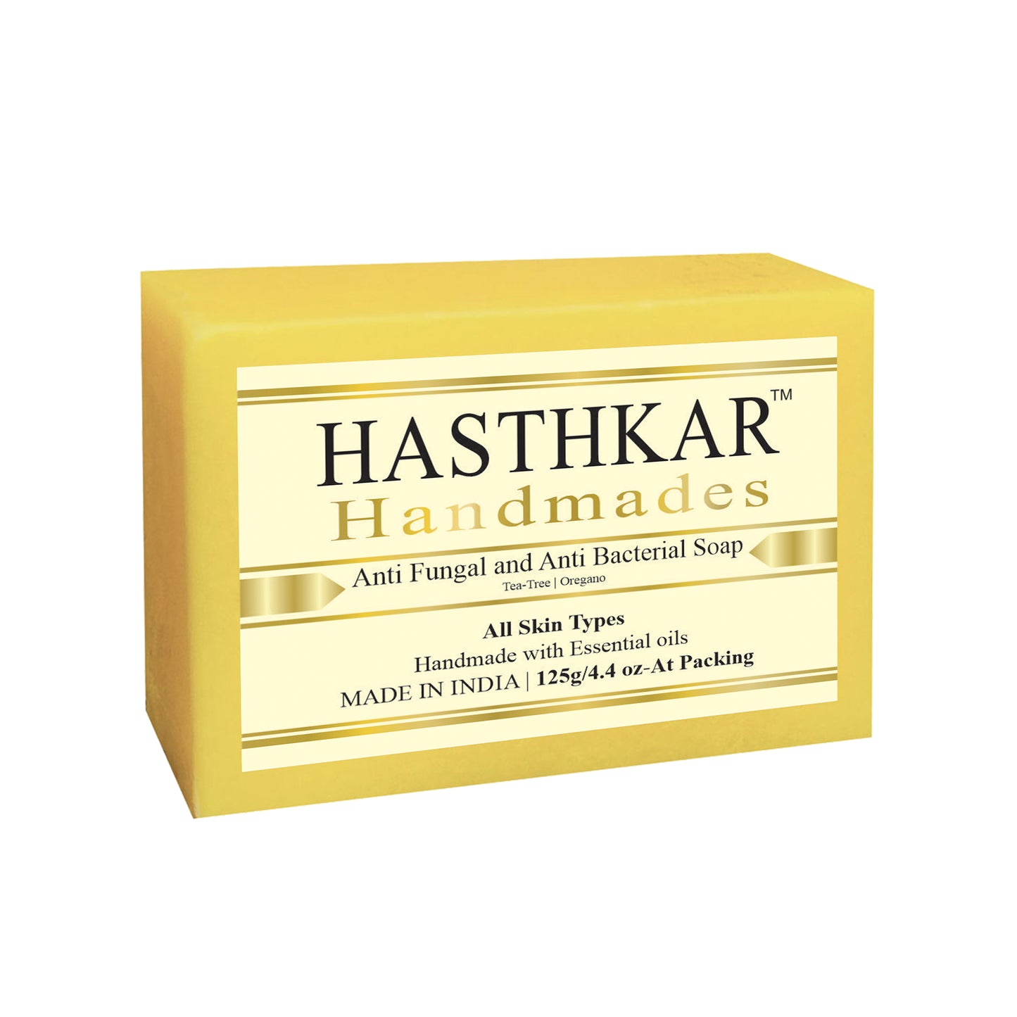 Hasthkar Handmades Glycerine Natural Anti fungal anti becterial Soap 125Gm