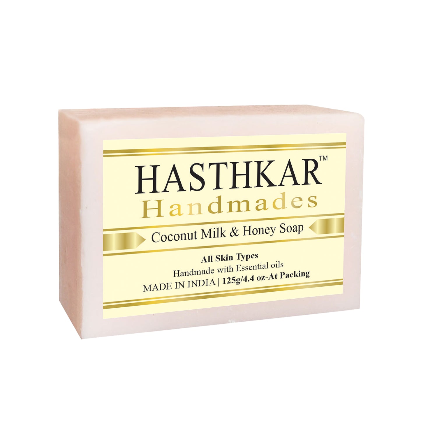Hasthkar handmades coconut bathing soap men women clean glowing skin