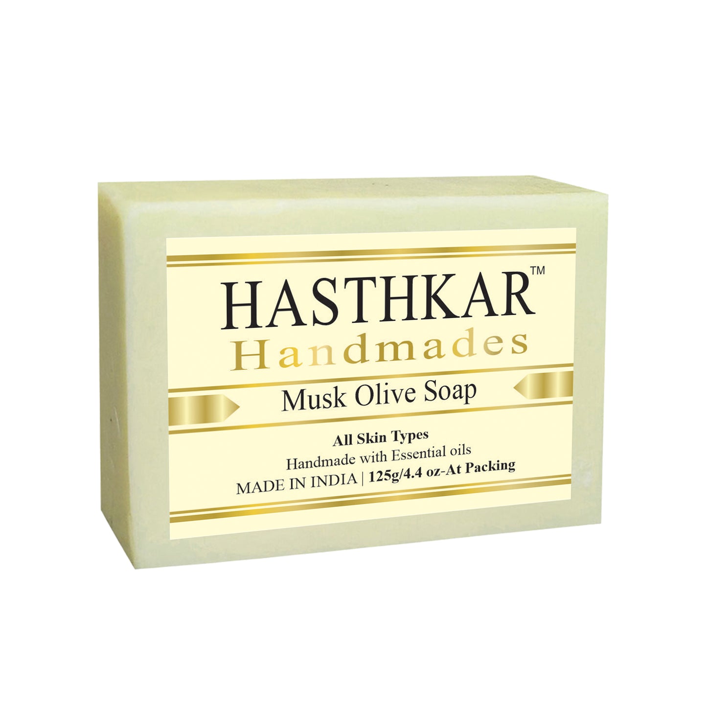 Hasthkar handmades musk oilve bathing soap men women glowing skin