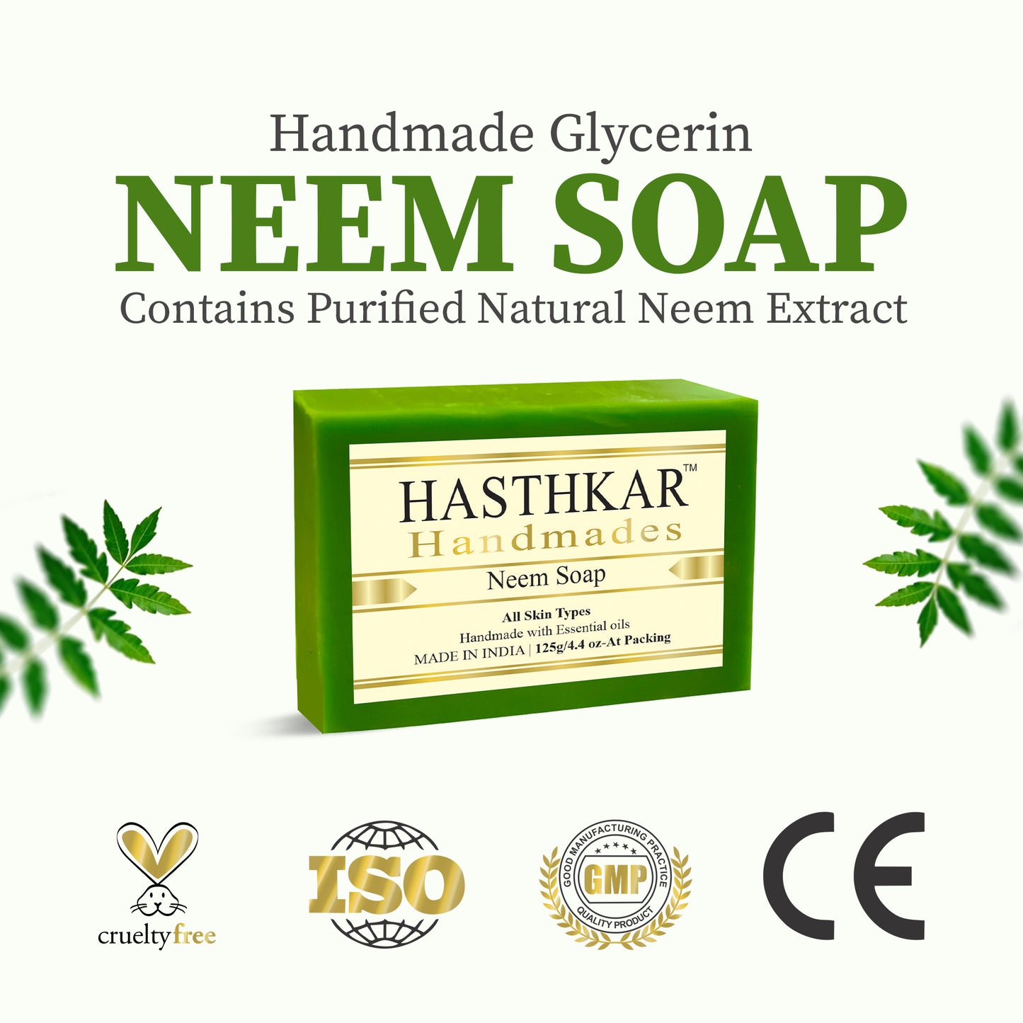 Hasthkar handmades neem extract bathing soap men women