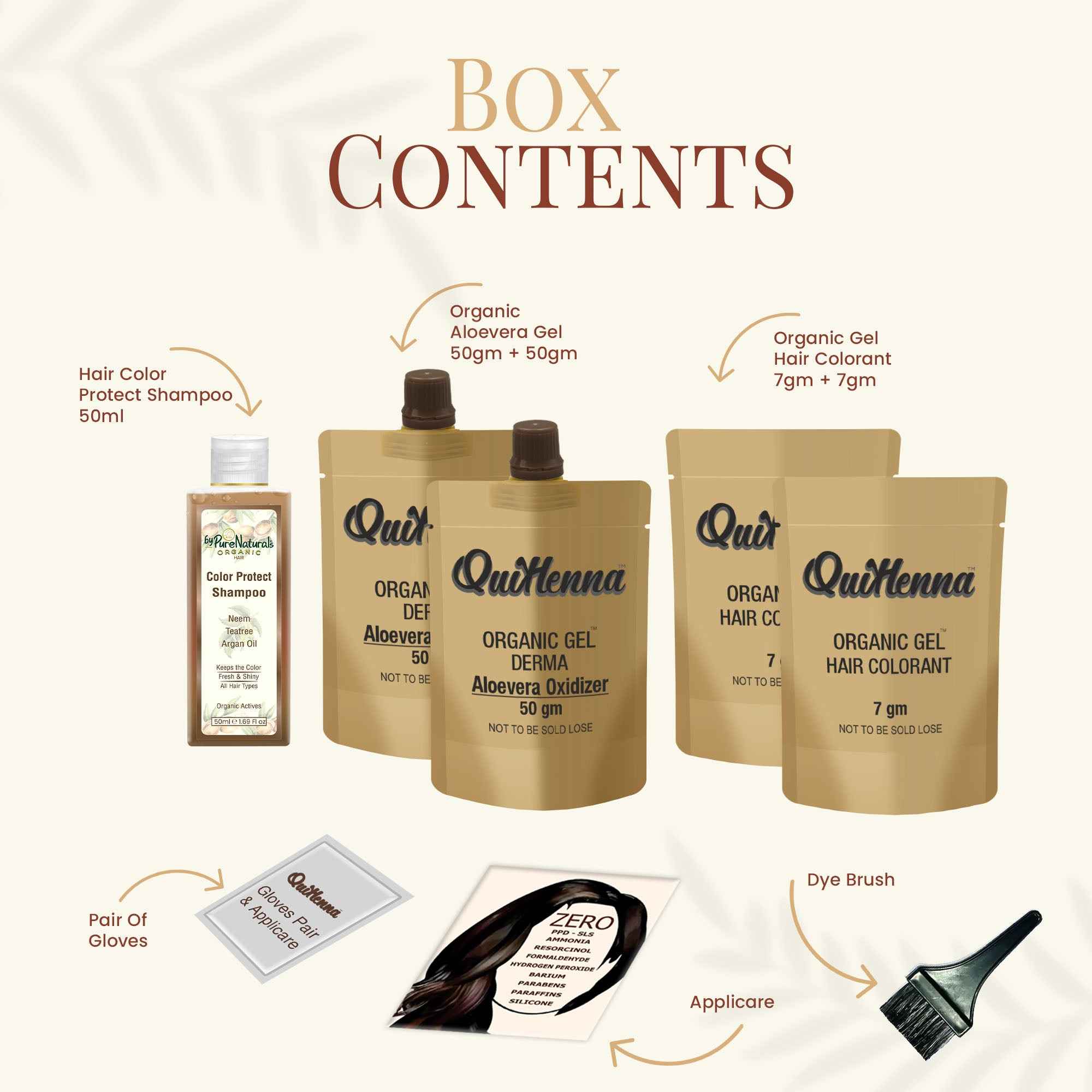 QH+ QuikHenna CLINICA Organic Gel Innovative Derma Hair Color 165gm
