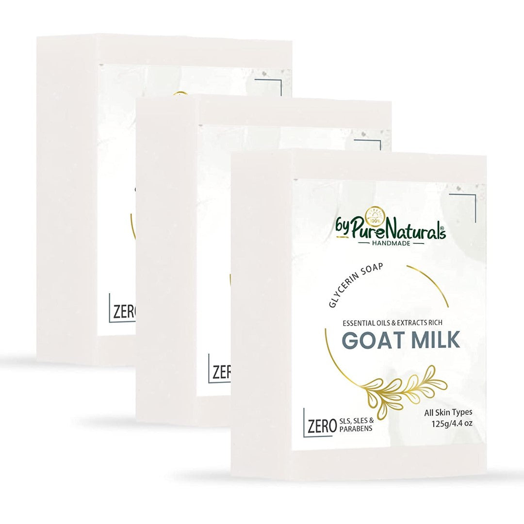 byPureNaturals Organic Goat Milk Soap For Men Women 125gm