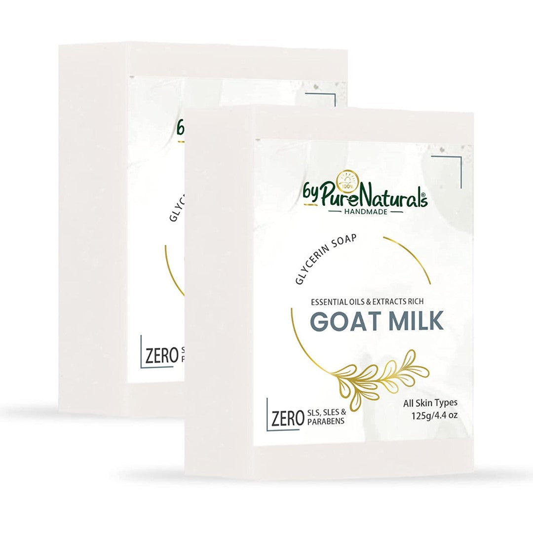byPureNaturals Organic Goat Milk Soap For Men Women 125gm