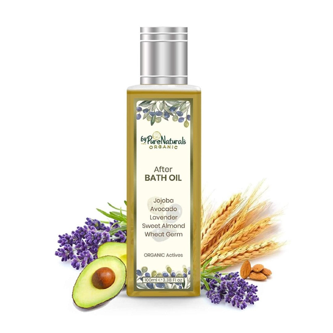 bypurenaturals 100% natural after bath body massage oil