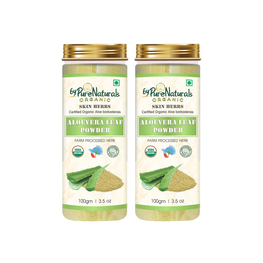 100% natural Organic Aloe Vera Leaf Powder byPureNaturals-8