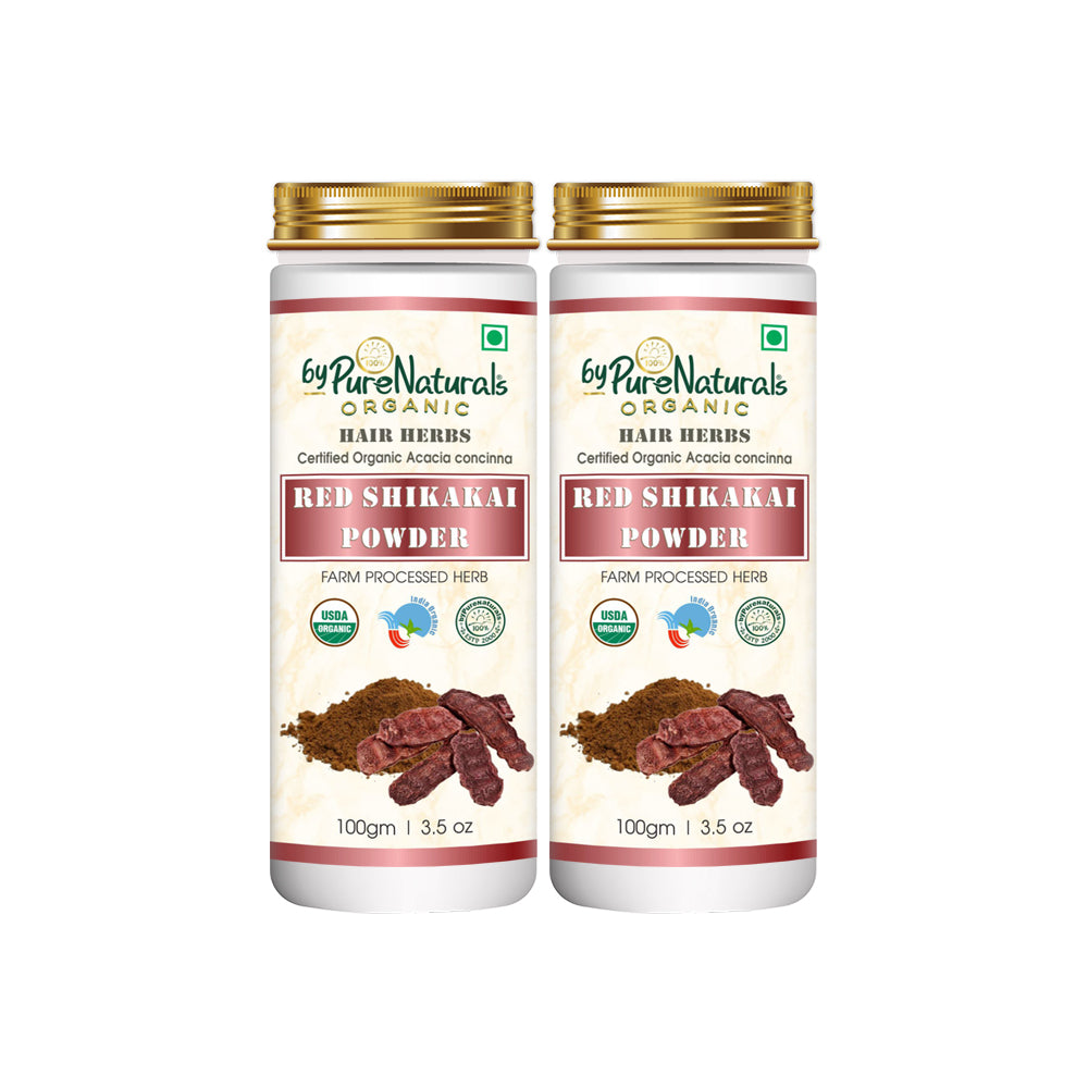 Organic Red Shikakai Powder byPureNaturals-7