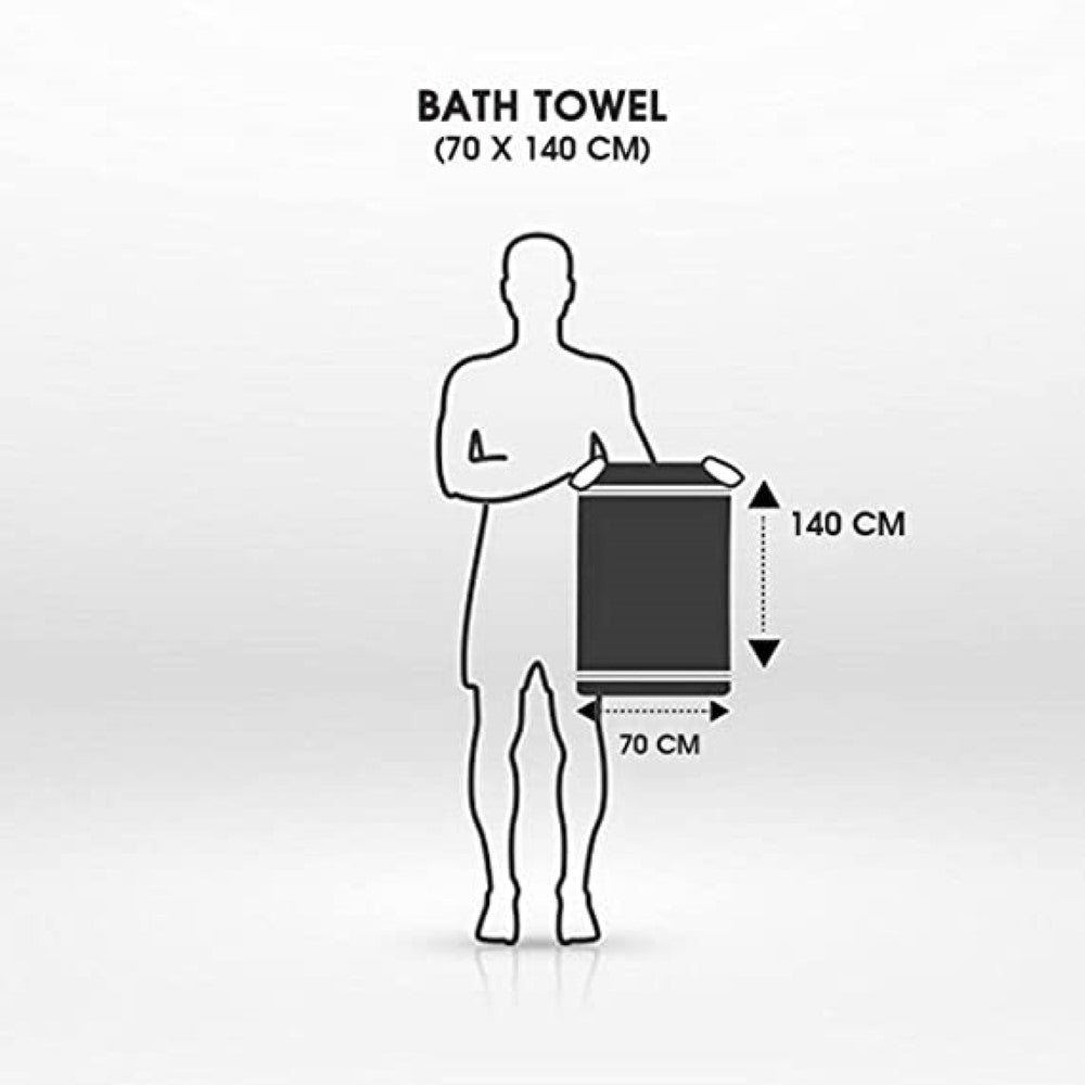 bypurenaturals 100% cotton bath towel for men and women
