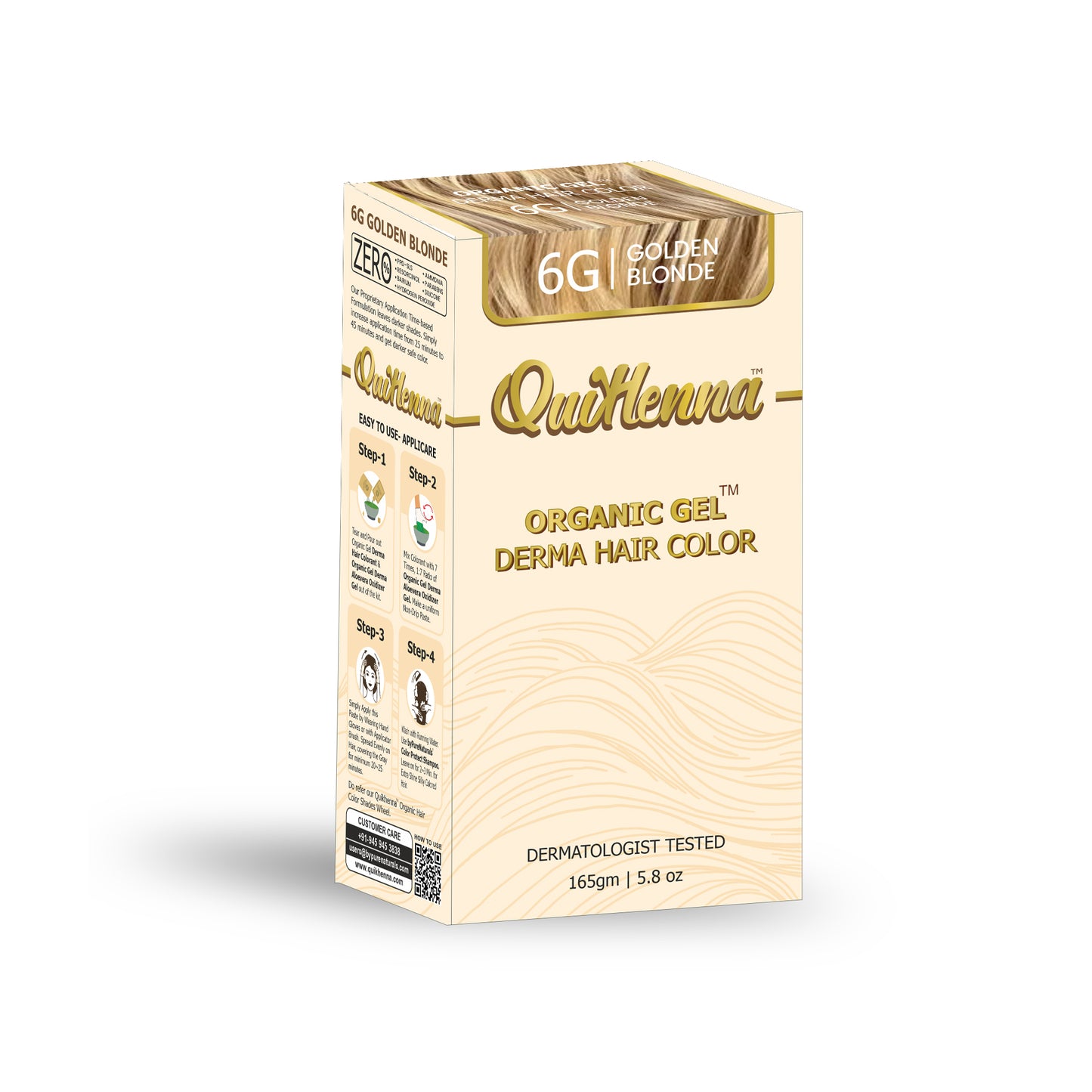 Quikhenna Derma Organic Gel Hair Colour byPureNaturals-23