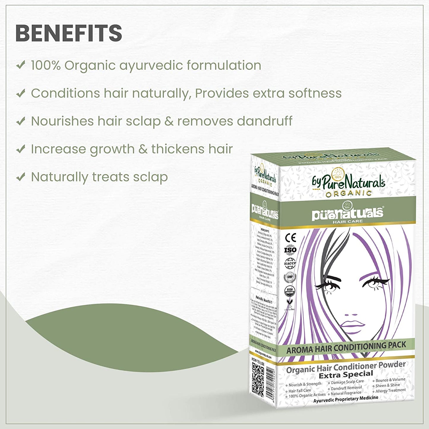 Aroma Hair Deep Conditioning Pack byPureNaturals (Pack of 2)-3
