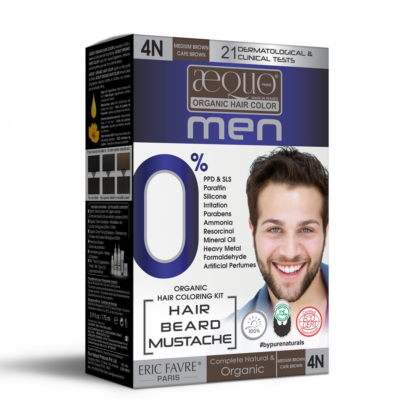 byPureNaturals Organic Cream Hair Colour for Men-9