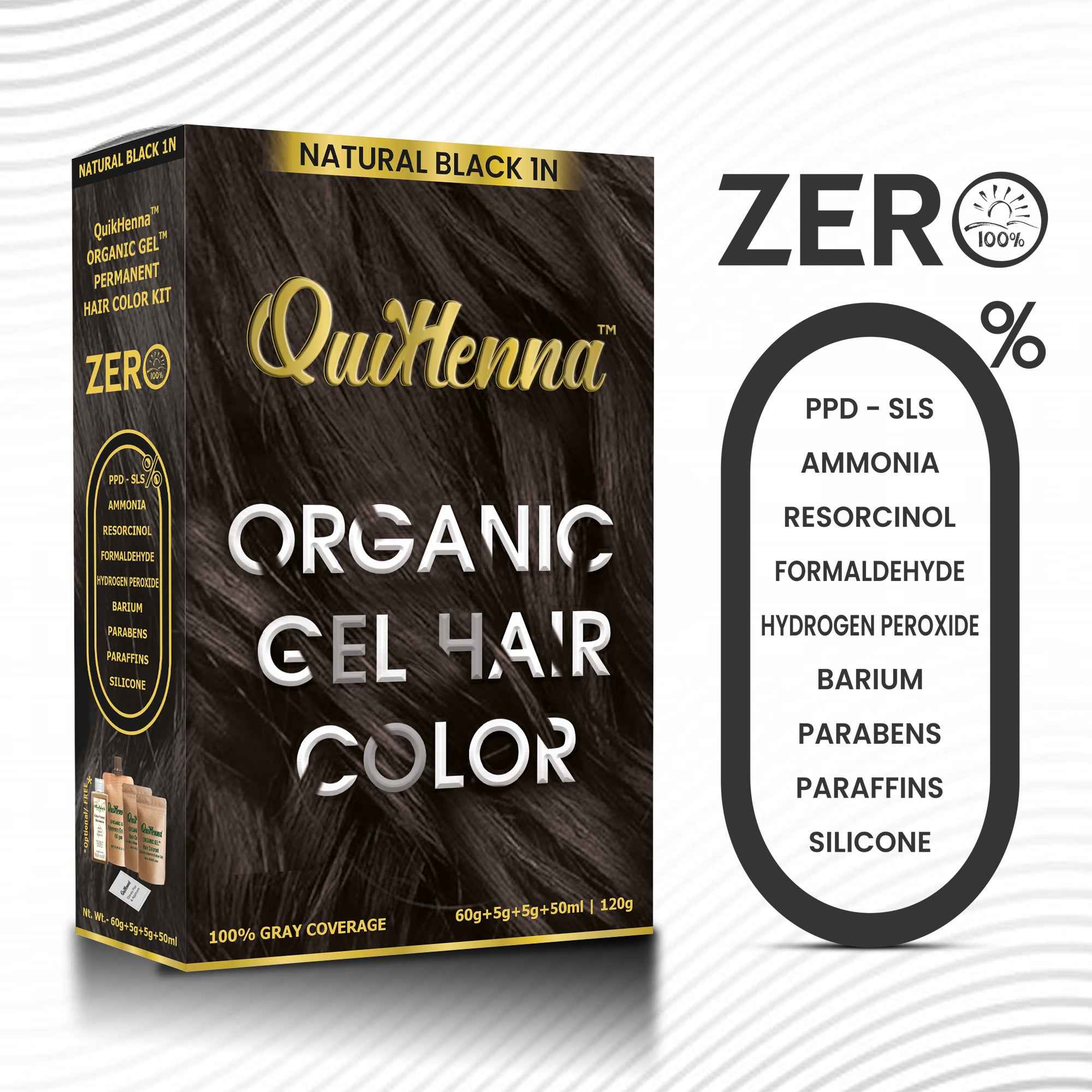 QuikHenna Organic Gel Hair Colour