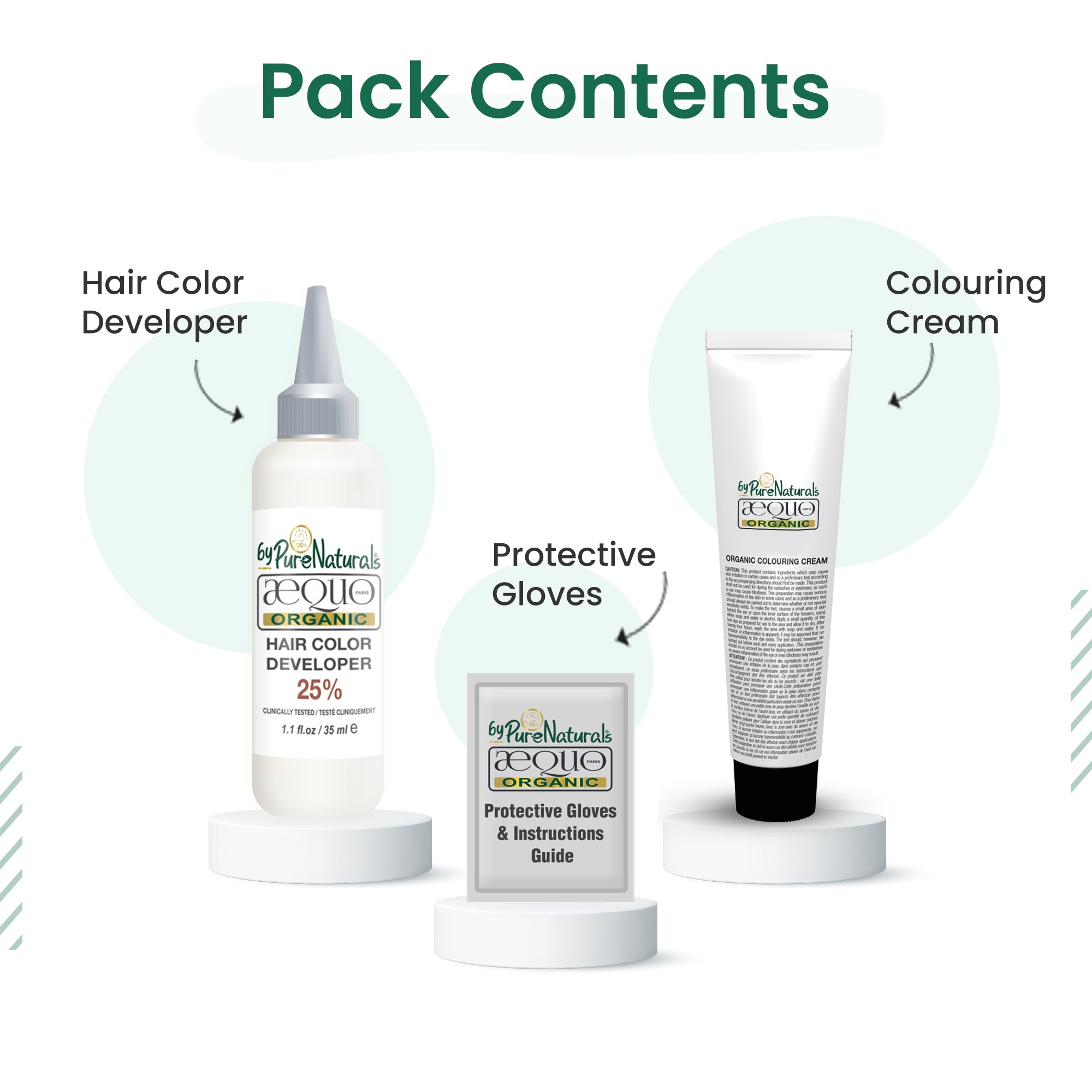Aequo Organic Cream Hair Color Salon Pack-4