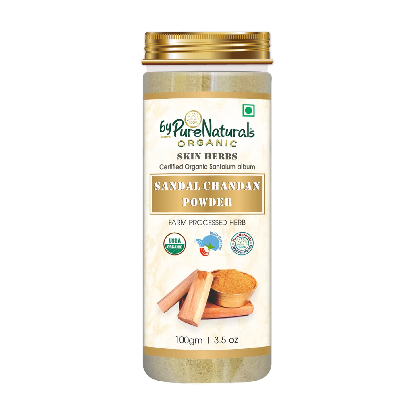 Organic Sandal Chandan Powder byPureNaturals-6