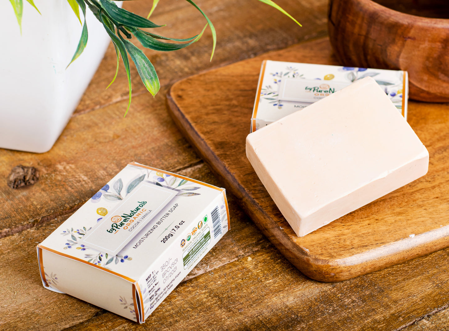 Organic Cocoa Vanilla Butter Soap-1