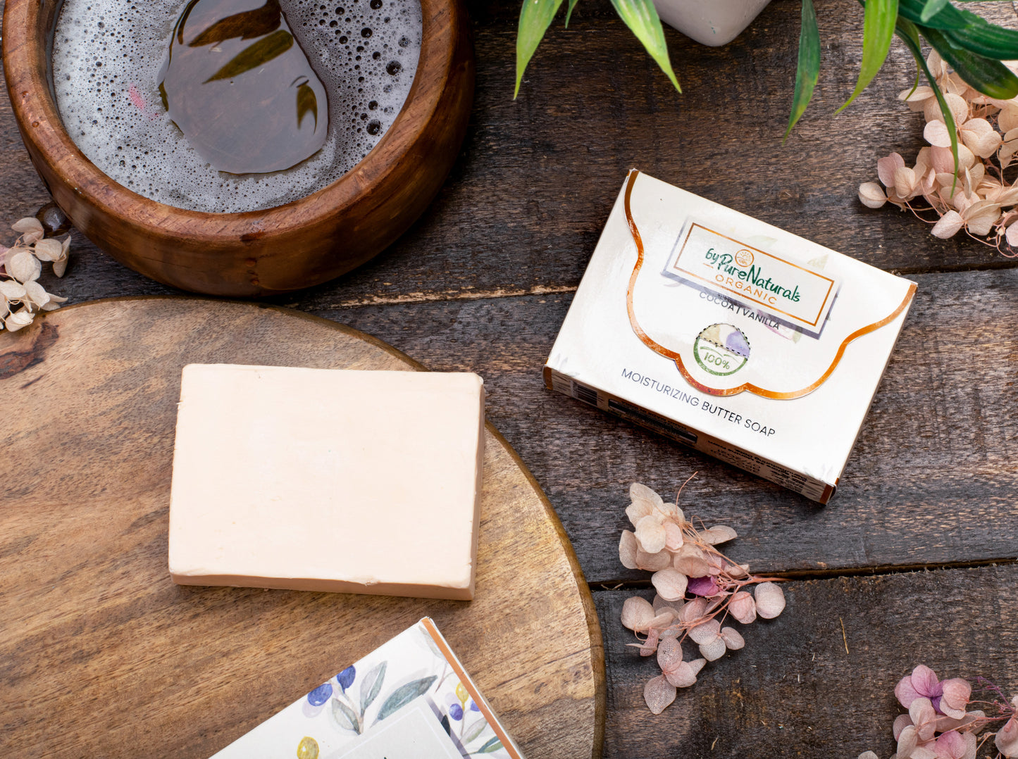 Organic Cocoa Vanilla Butter Soap-2