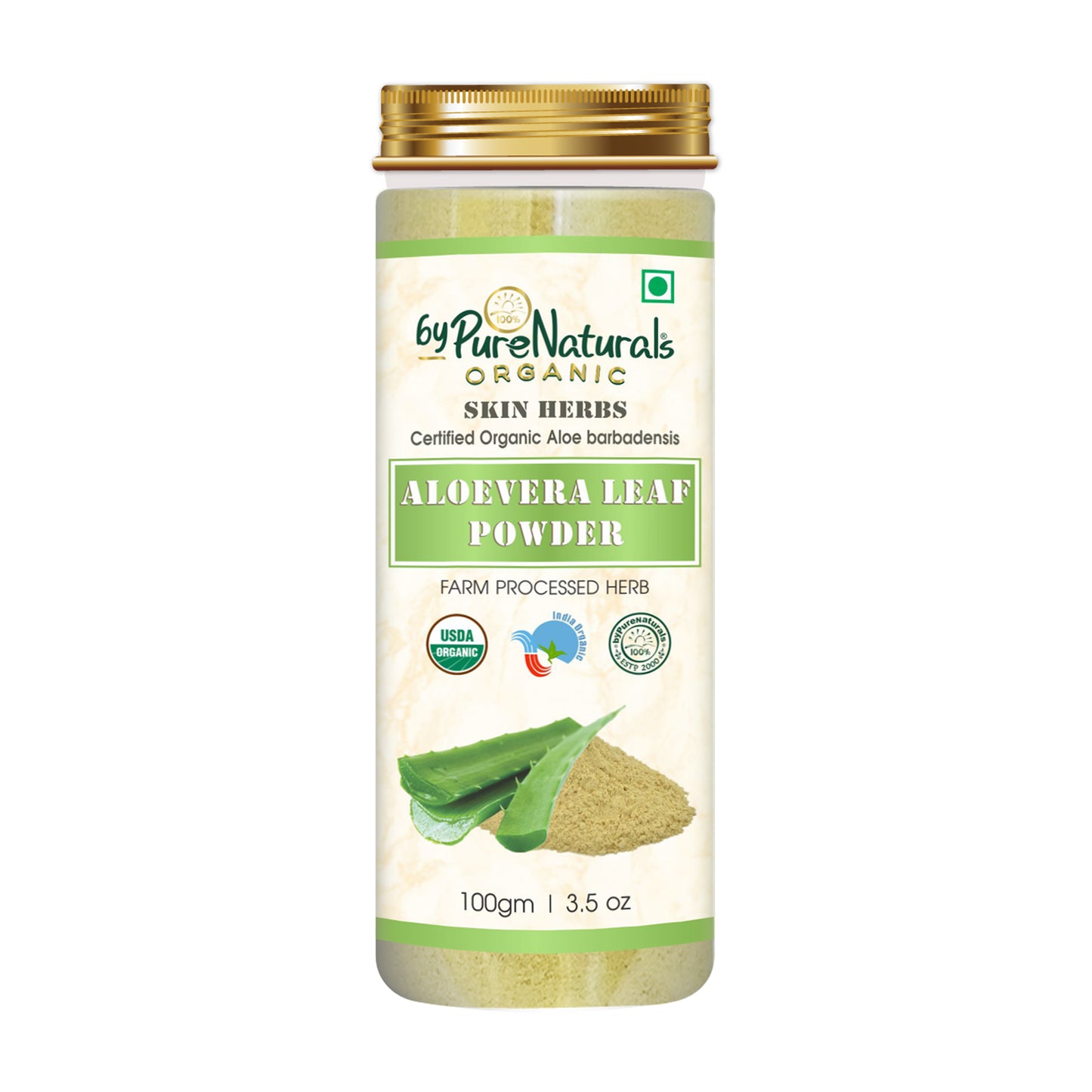 Organic Aloe Vera Leaf Powder byPureNaturals-4