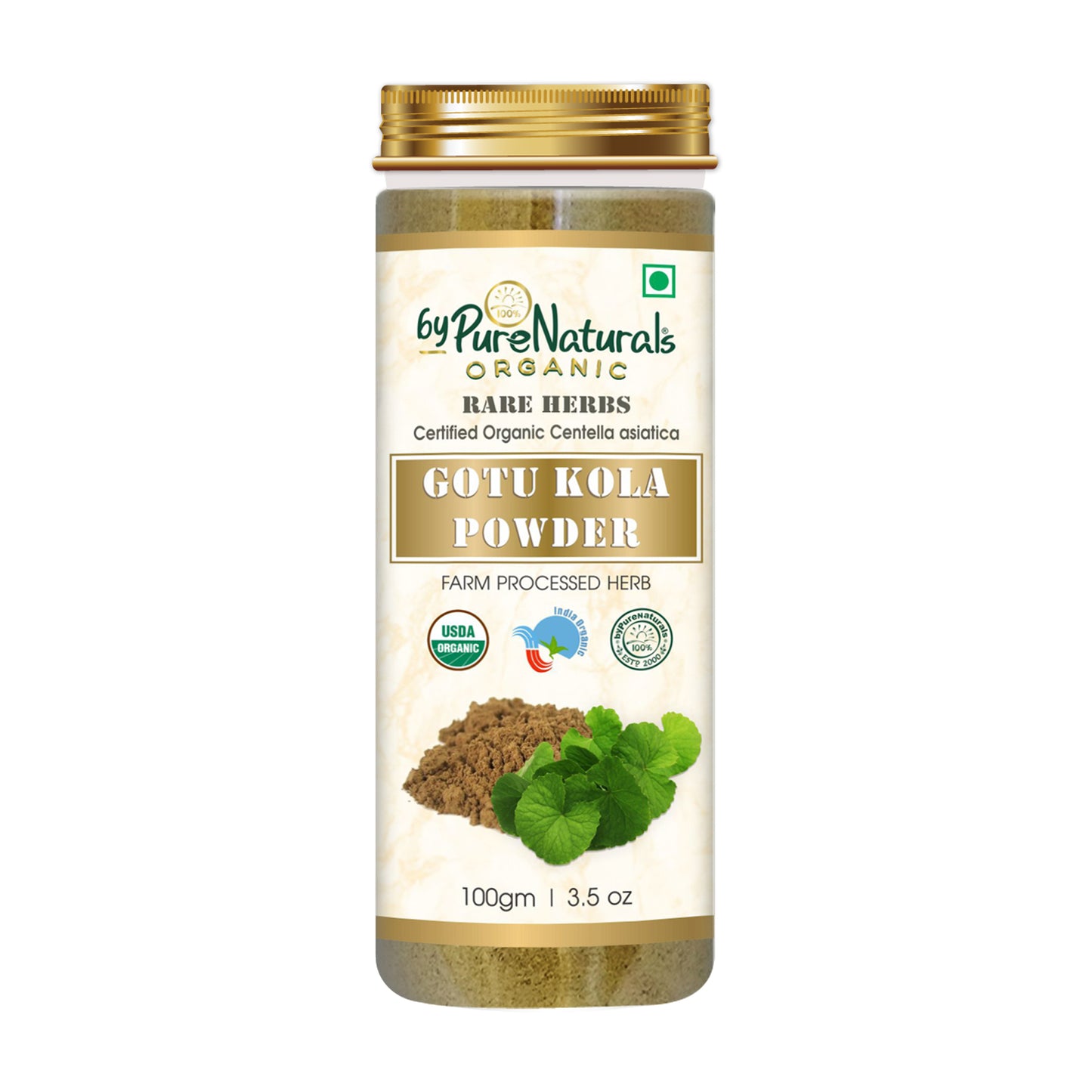 Organic Gotu Kola Powder byPureNaturals-5