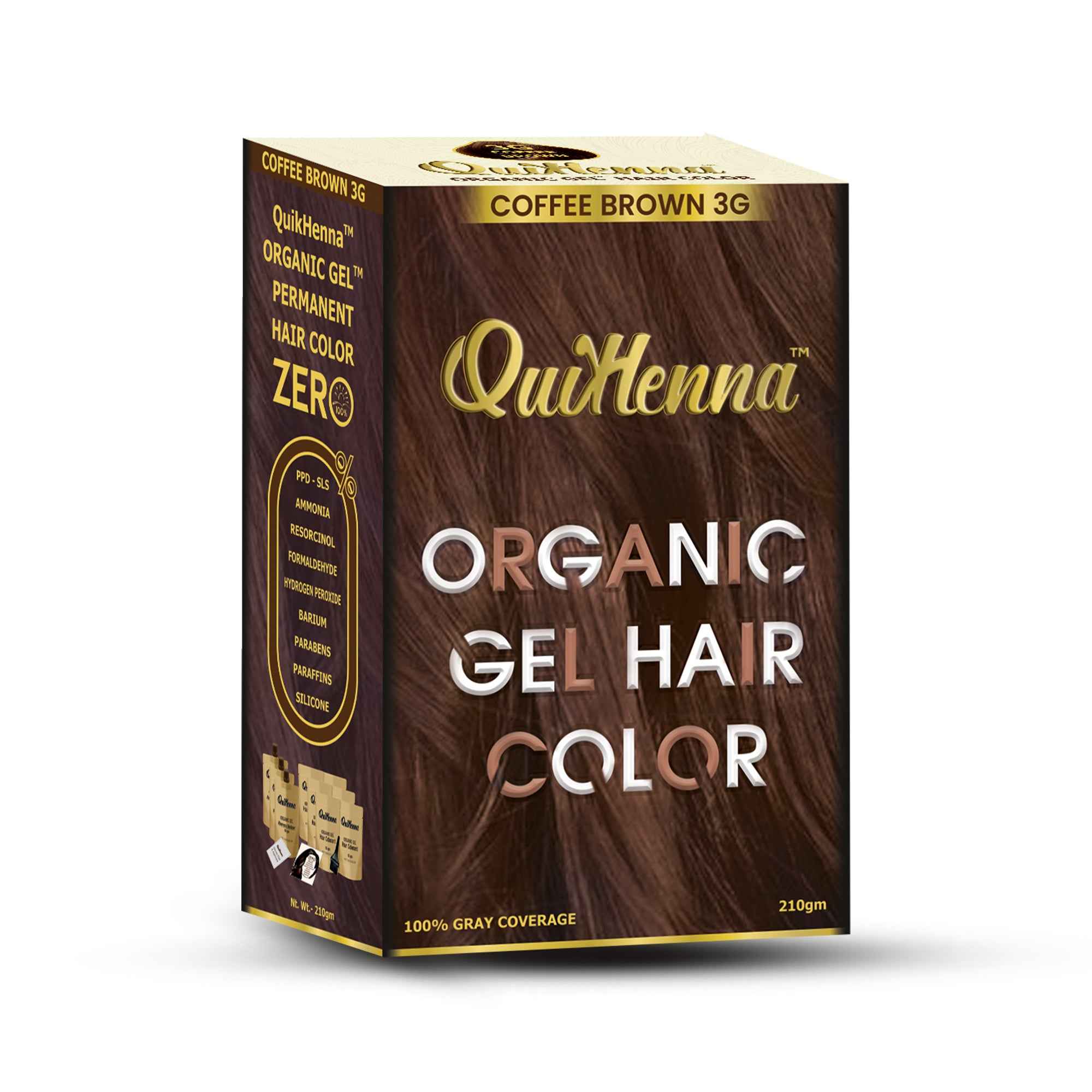 QuikHenna Organic Gel Hair Colour