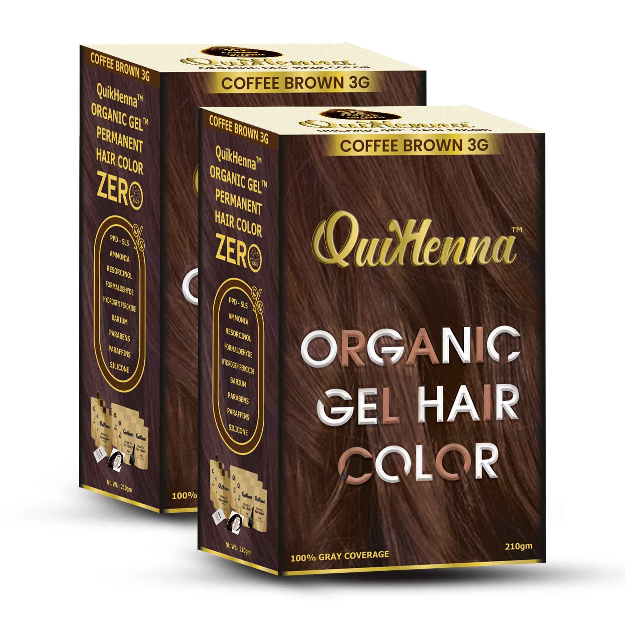 QuikHenna Organic Gel Hair Colour