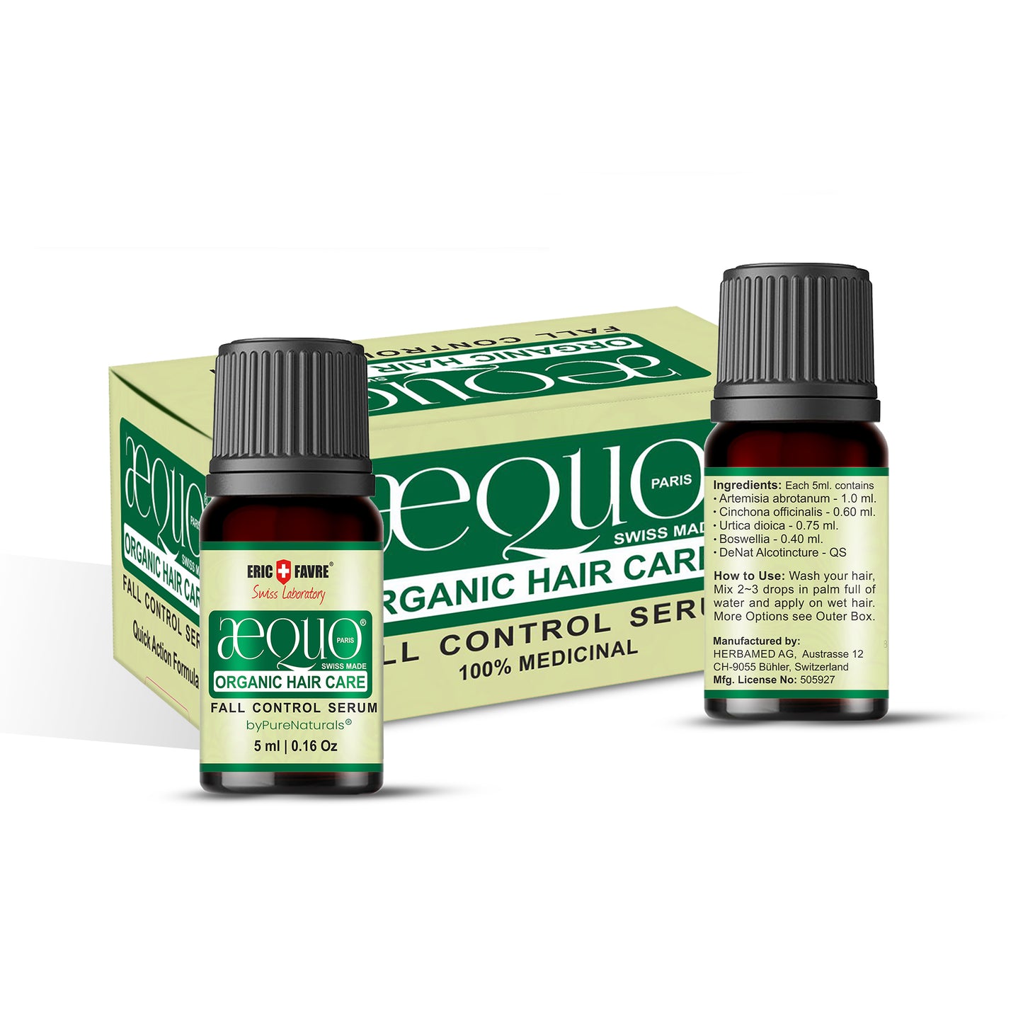 Organic Hair Fall Control Serum byPureNaturals - Set of two-2