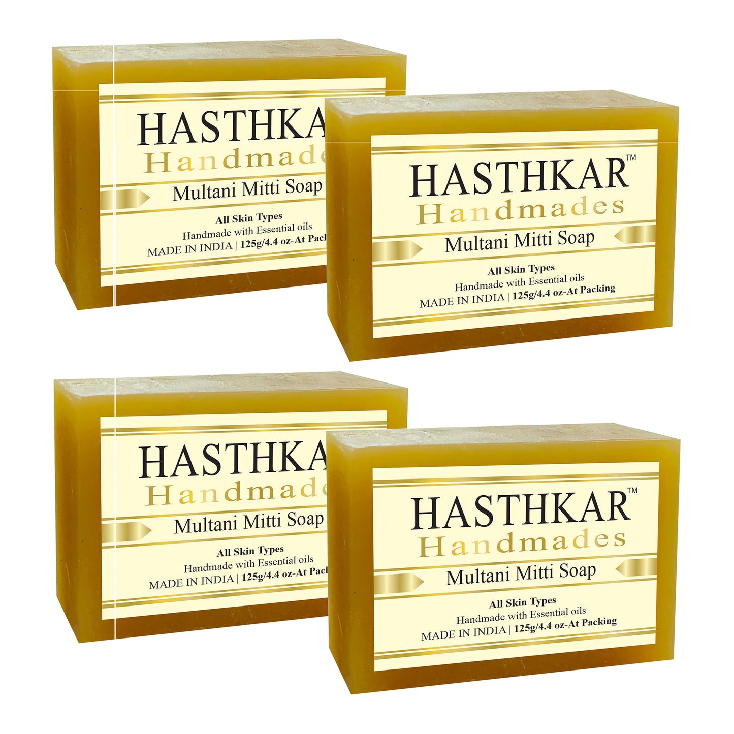 Hasthkar Handmades Glycerine Natural Multani Mitti Soap 125Gm