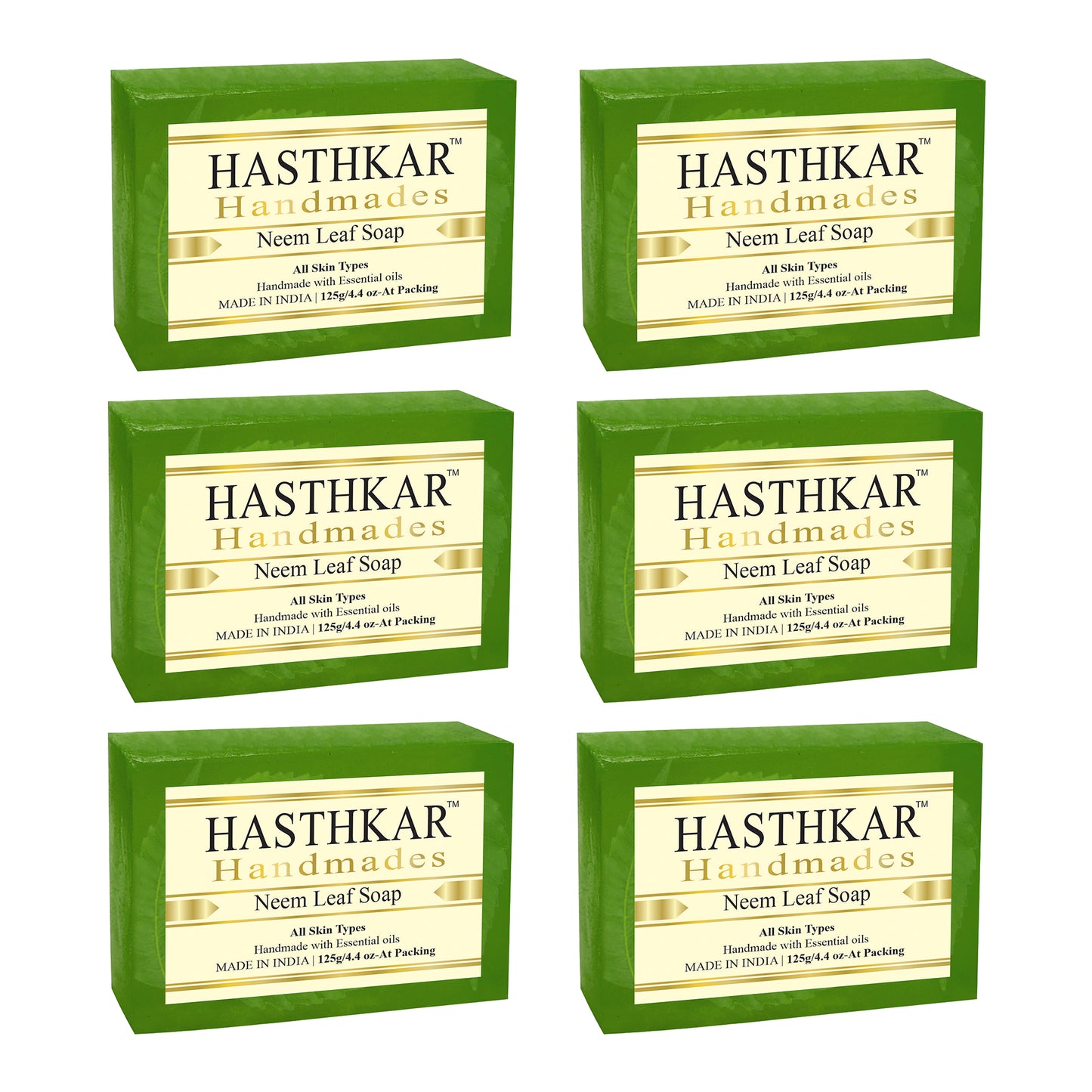 Hasthkar Handmades Glycerine Natural Neem leaf Soap 125Gm