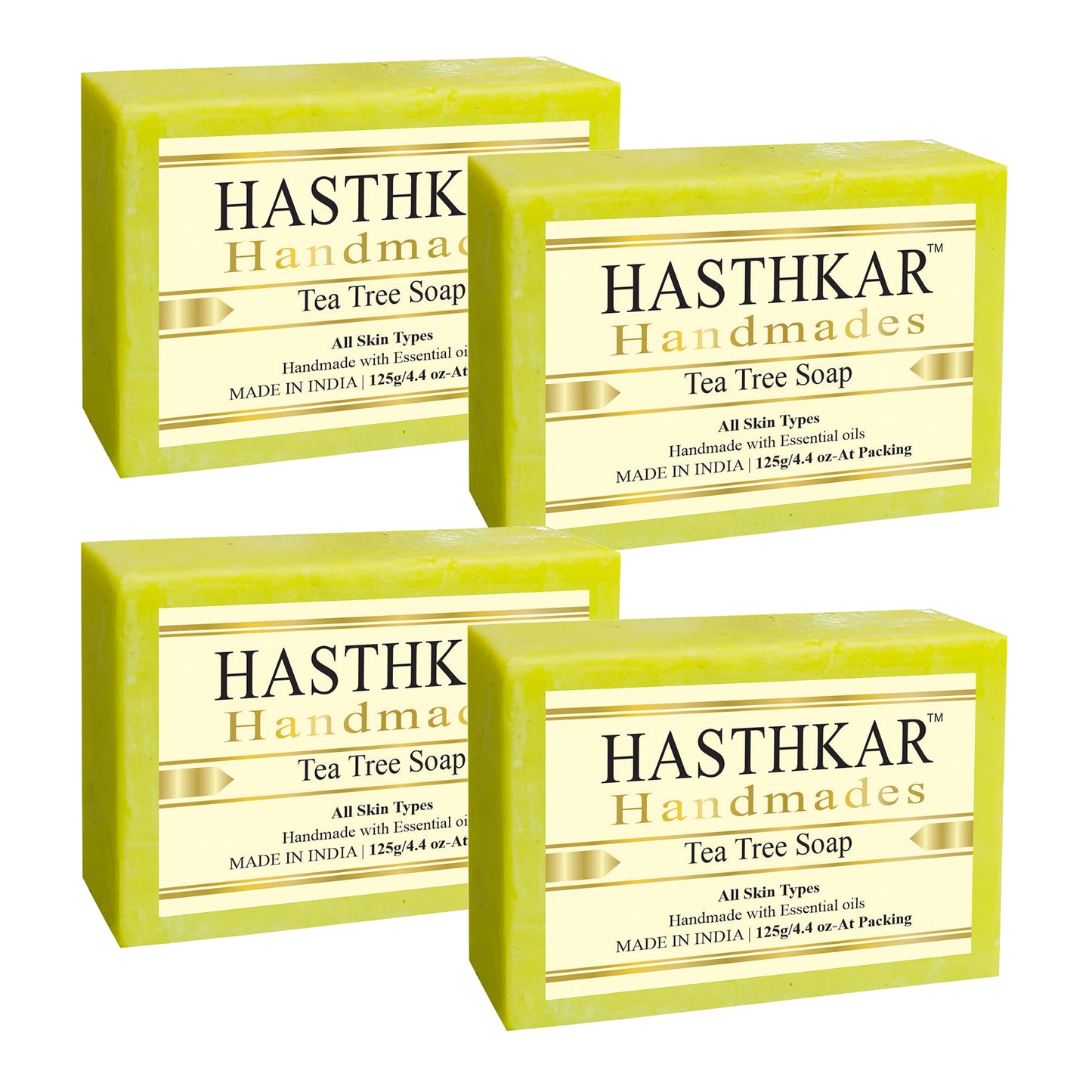 Hasthkar Handmades Glycerine Natural Tea tree Soap 125Gm