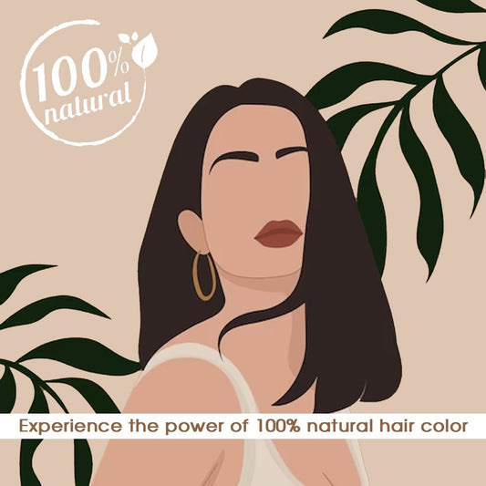 Experience the Power of 100% Natural Hair Colour
