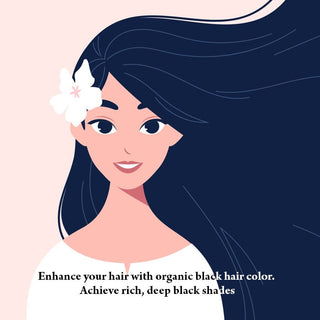 Enhance Your Hair with Organic Black Hair Color: Achieve Rich, Deep Black Shades - BuyPureNaturals