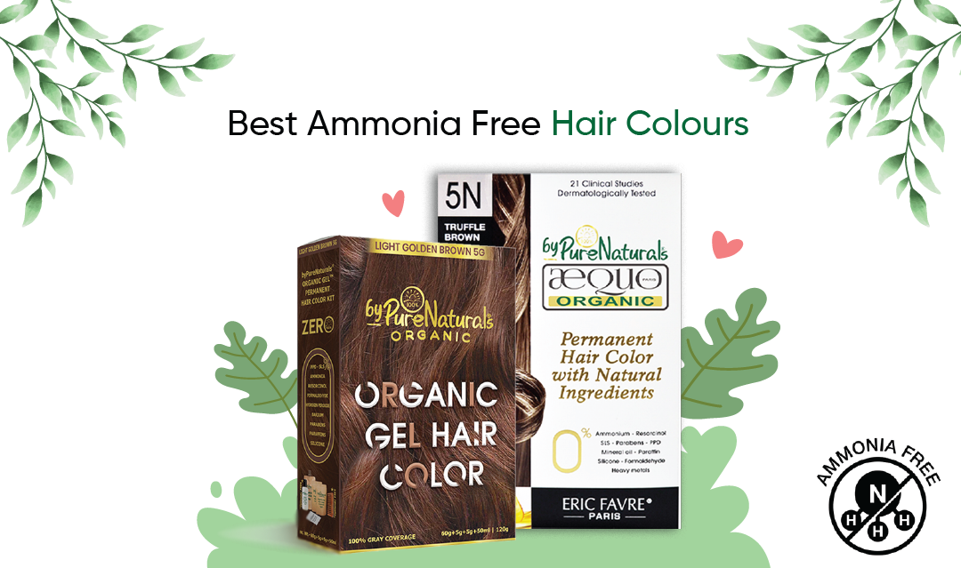 Box of Ammonia free Hair colours byPureNaturals: Gel colour and Cream organic hair colour