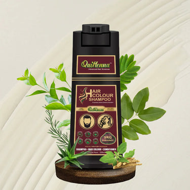 QH+ QuikHenna EVARA Organic Gel Hair Colour Shampoo- 200ml- 9RG Burgundy - BuyPureNaturals