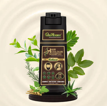 QH+ QuikHenna EVARA Organic Gel Hair Colour Shampoo- 200ml- 3N Dark Brown - BuyPureNaturals