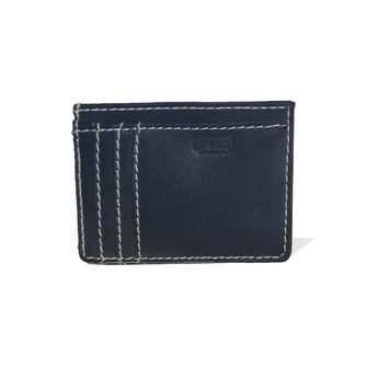 Daira - Credit Card Cum Currency Rfid Compact Wallet - Azure Blue