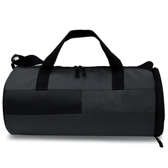 Polyester 19 Inch Duffle/Shoulder/Gym Bag For Men & Women With Separate Shoe Compartment-Grey - BuyPureNaturals