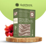 QH+ QuikHenna CHROMA Organic Gel 100% Pure Natural Zero Allergens Hair Color- 140gm- 5N Light Brown - BuyPureNaturals