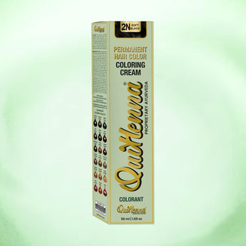 Quikhenna Cream Hair Color 50ml - 2N Soft Black