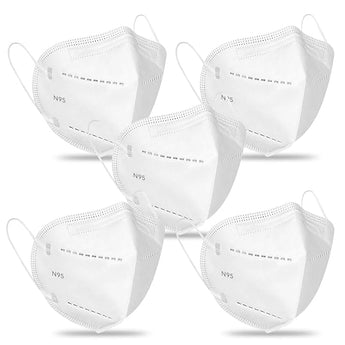 byPureNaturals 5 Layered N95 Reusable Washable Anti Pollution Face Mask With Ear Loop, Certified by CE, ISO & GMP with Bacterial Filtration Efficiency(BFE)≥95% - BuyPureNaturals