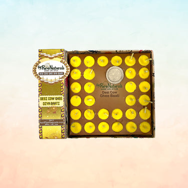 byPureNaturals Pure Cow Ghee Diya Baati for Pooja- 30pcs - BuyPureNaturals