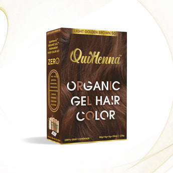 Quikhenna Organic Gel Hair Color 120 Gm - 5G LIGHT GOLDEN BROWN