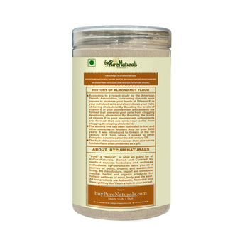 byPureNaturals Gluten Free Badaam Powder Atta (Almonds Flour)- 450 Gm - BuyPureNaturals