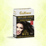 QuikHenna AQUA Powder Hair Color- 110 Gm - 1N Natural Black - BuyPureNaturals