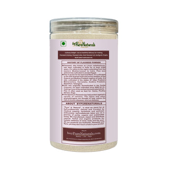 byPureNaturals Gluten Free Alsi Atta (Flaxseed Powder Flour)- 400 Gm - BuyPureNaturals