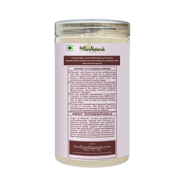 byPureNaturals Gluten Free Alsi Atta (Flaxseed Powder Flour)- 400 Gm - BuyPureNaturals